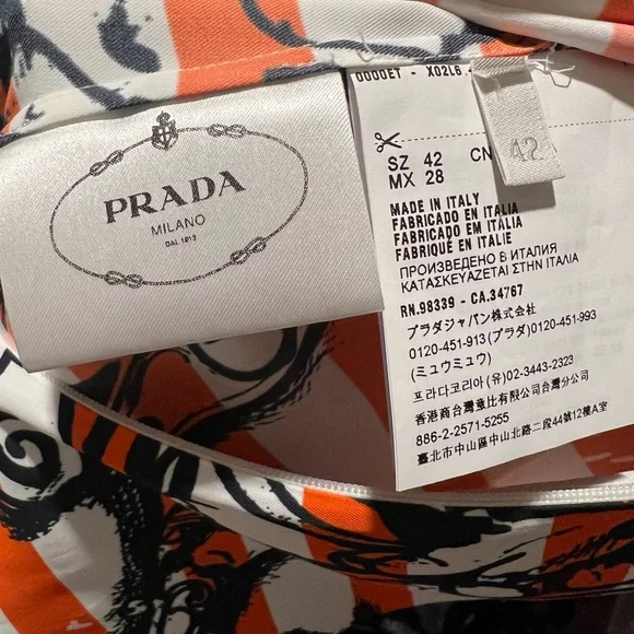 Prada Dress Size 42 NWT Original $3200 - Picture 8 of 8